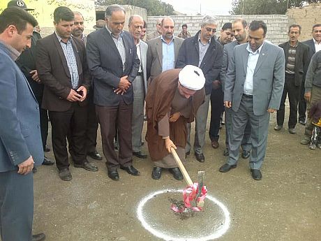 کلنگ مدرسه بانک رفاه کارگران در آذربایجان شرقی زده شد