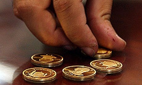قیمت طلا و سکه در ظهر 8 آذر 93