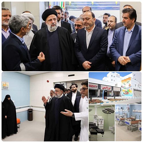  فاز جدید ۱۱۲ تختخوابی بیمارستان فوق تخصصی کودکان بندرعباس افتتاح شد 