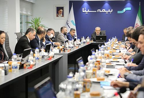 نشست شورای مدیران بیمه سینا برگزار شد
