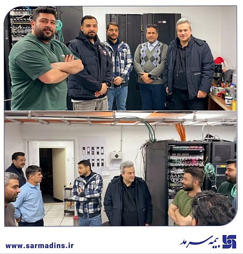  بازدید شبانه دکتر بهشتی نژاد از فرآیند ارتقای زیرساخت‌های فن‌آورانه شرکت