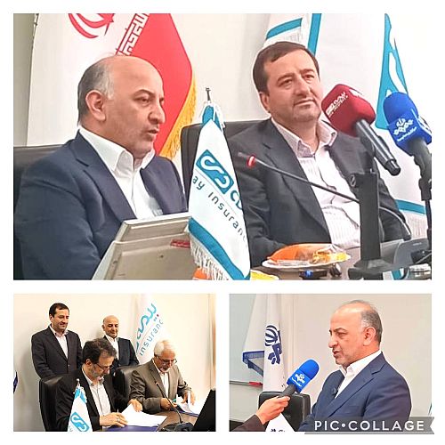 امضای قرارداد همکاری صداوسیما و بیمه دی
