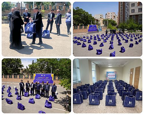  کارکنان بانک صادرات آذربایجان‌شرقی ۳ میلیارد ریال بسته معیشتی اهدا کردند