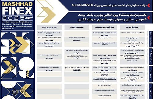  فهرست نشست‌های تخصصی نخستین نمایشگاه مشهد اینوکس