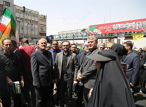حضور مدیرعامل بانک کشاورزی در آیین تشییع شهدای اقتدار ملی