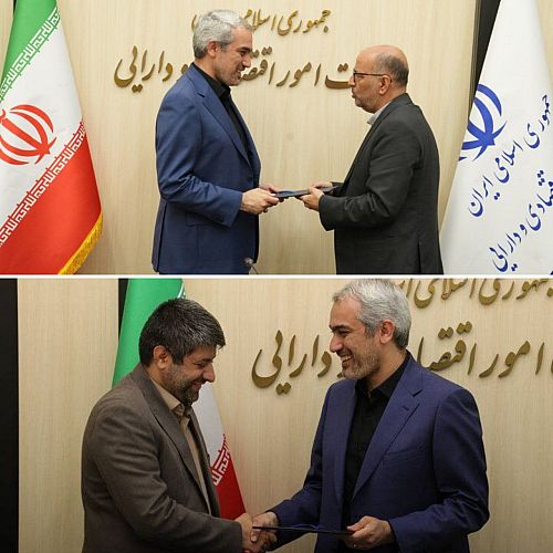 معارفه دو معاون جدید وزیر اقتصاد