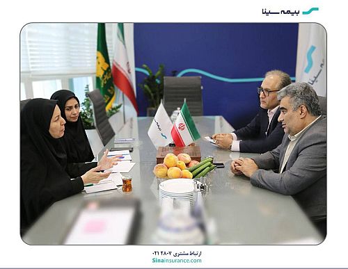 دیدار رئیس پژوهشکده بیمه با سرپرست بیمه سینا