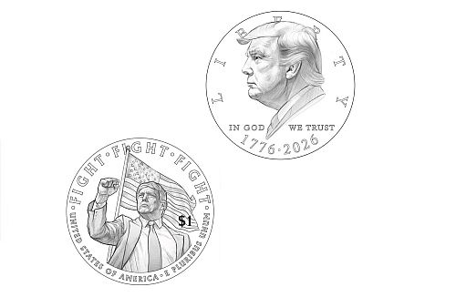 سکه ترامپ ضرب شد 