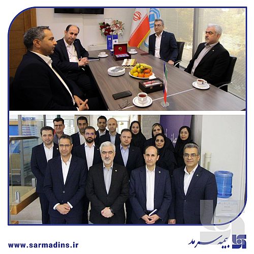  تقدیر مدیر شعب بانک صادرات استان خراسان رضوی از بهبود خدمات و عملکرد بیمه سرمد در بازدید از شعبه مشهد