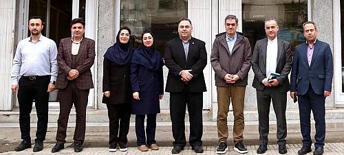 بازدید رییس کل بیمه مرکزی از شعبه چالوس بیمه نوین