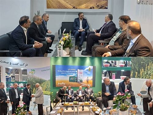 بررسی راهکارهای تأمین مالی زنجیره تولید در بازدید مدیرعامل بانک کشاورزی از دهمین نمایشگاه جامع کشاورزی