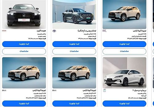 قیمت 8 خودرو وارداتی اعلام شد