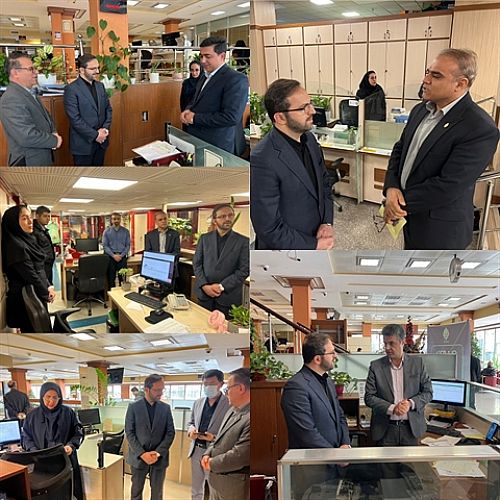 بازدید میدانی مدیرعامل بانک کشاورزی از شعب بانک