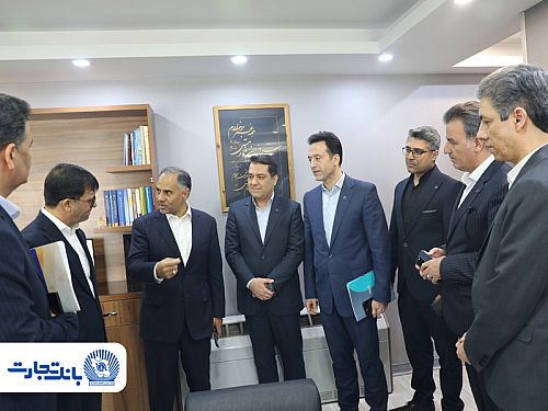 معاونت استان‌ها و شبکه فروش و مدیریت امور برنامه‌ریزی عملیاتی مقصد بازدید سرزده مدیرعامل بانک تجارت