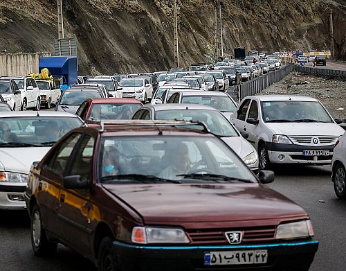 بارش برف و باران در برخی جاده‌های کشور