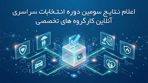  اعلام نتایج دور نخست سومین دوره انتخابات آنلاین دبیران کارگروه های تخصصی سندیکای بیمه‌گران ایران 