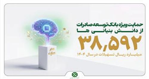 دانش بنیان ها در صدر حمایت های مالی  بانک توسعه صادرات ایران 