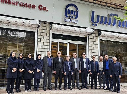 تودیع و معارفه رئیس شعب استان گیلان بیمه آسیا 