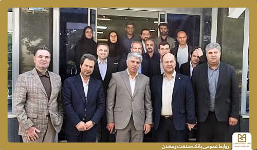 بازدید معاون مهندسی و پشتیبانی بانک صنعت و معدن از مدیریت‌های استانی گلستان و سمنان