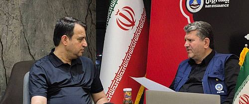  نشست مشترک دبیر ستاد اربعین بیمه ایران با مدیرکل حراست وزارت اقتصاد