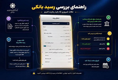 در رسیدهای بانکی به چه نکاتی دقت کنیم؟