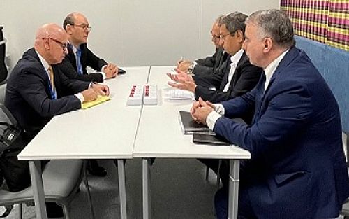 دیدار رئیس‌کل بانک مرکزی با رئیس کل‌بانک مرکزی الجزایر در حاشیۀ اجلاس سالانۀ صندوق بین‌المللی پول