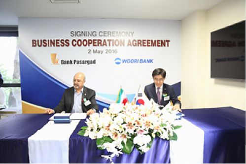 انعقاد تفاهم نامه همکاری بین بانک پاسارگاد و Woori Bank کره جنوبی