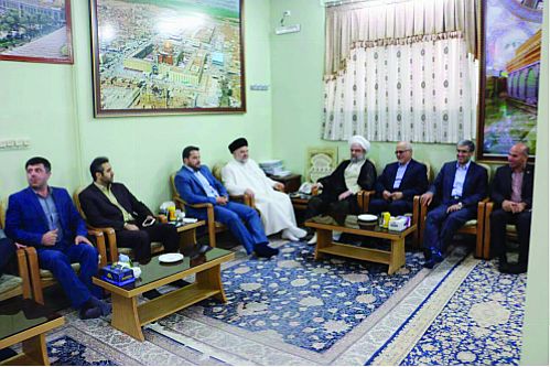 مدیر عامل بانک صادرات ایران با آیت الله شهرستانی دیدار کرد