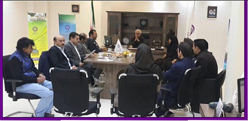 بازدید مدیر عامل بیمه آرمان از شعبه مشهد