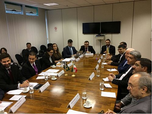 دیدار وزیر اقتصاد با وزیر صنعت و تجارت خارجی برزیل 