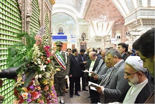 تجدید میثاق مجموعه کارکنان و مدیران وزارت اقتصاد با آرمان های امام راحل