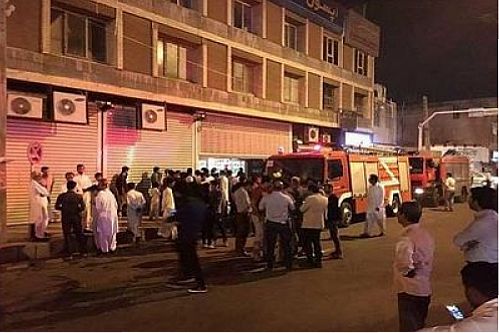 آتش سوزی پاساژ طلا فروشان زاهدان
