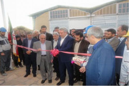 افتتاح شرکت ملات خشک آندیا زنجان با تسهیلات بانک صنعت و معدن