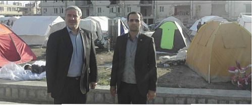 بازدید مدیرعامل پست بانک ایران از مناطق زلزله زده غرب کشور 