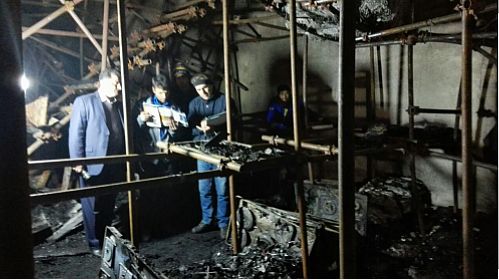 ارزیابی به موقع خسارت آتش‌سوزی در بازرگانی شعبانی مشهد توسط بیمه سرمد