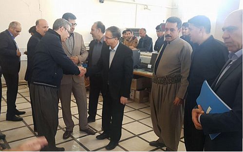 بازدید عضو هیات مدیره بانک ملی ایران از چند شعبه در کرمانشاه