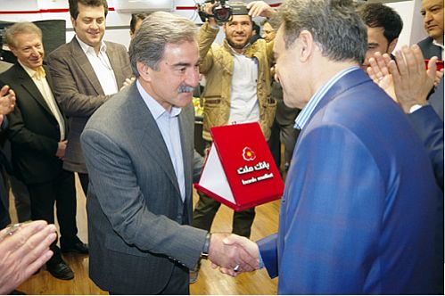 افتتاح صندوق امانات الکترونیک بانک ملت استان خراسان رضوی با حضور مدیرعامل