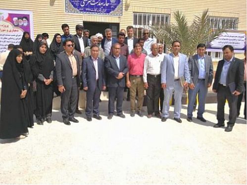 بهره برداری از خانه بهداشت بانک تجارت در روستای سرخنگی شمیل