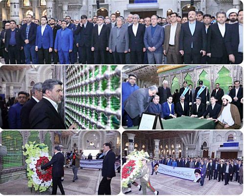 مدیران و کارکنان بانک صادرات با آرمان‌های امام خمینی(ره) تجدید میثاق کردند