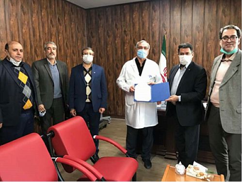  مشارکت بانک رفاه کارگران در تجهیز بیمارستان شهید لبافی نژاد تهران