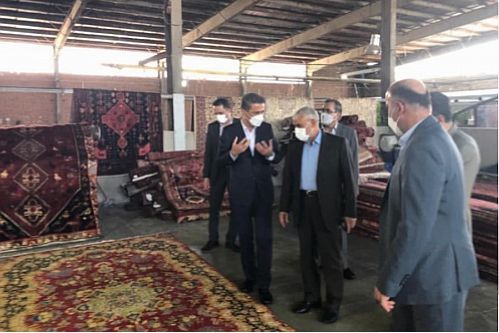  بازدید مدیر عامل موسسه ملل از کارخانجات شرکت فرش ایران