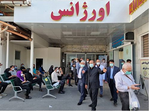 بازدید مدیرعامل بانک ملی ایران از بیمارستان بانک 