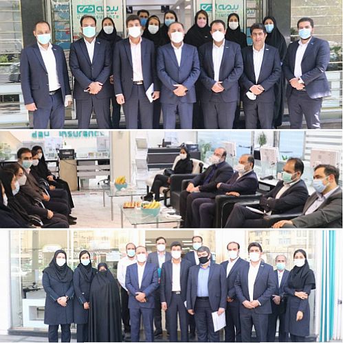  بازدید مدیرعامل شرکت بیمه دی از شعب تهران