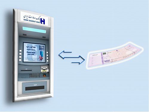 خدمات چک‌های صیادی در خودپردازهای بانک صادرات ایران
