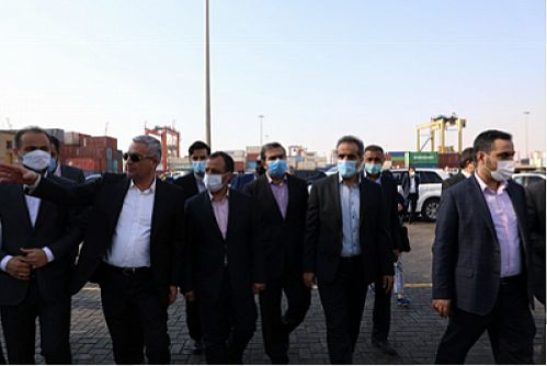  وزیر اقتصاد از گمرک و بندر شهید رجایی بازدید کرد
