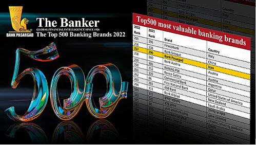  پاسارگاد، تنها بانک ایرانی در فهرست 500 برند بانکی برتر 2022