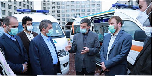 اهدای ۲۴ دستگاه آمبولانس از سوی بانک سینا به مناطق محروم