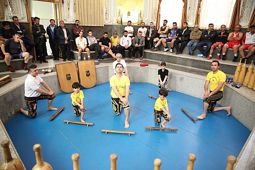 برگزاری مسابقات کشتی یادواره شهید سلیمانی در زورخانه بانک ملی ایران